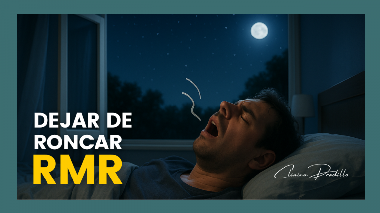 Tratamiento de RMR para dejar de roncar en Clínica Pradillo