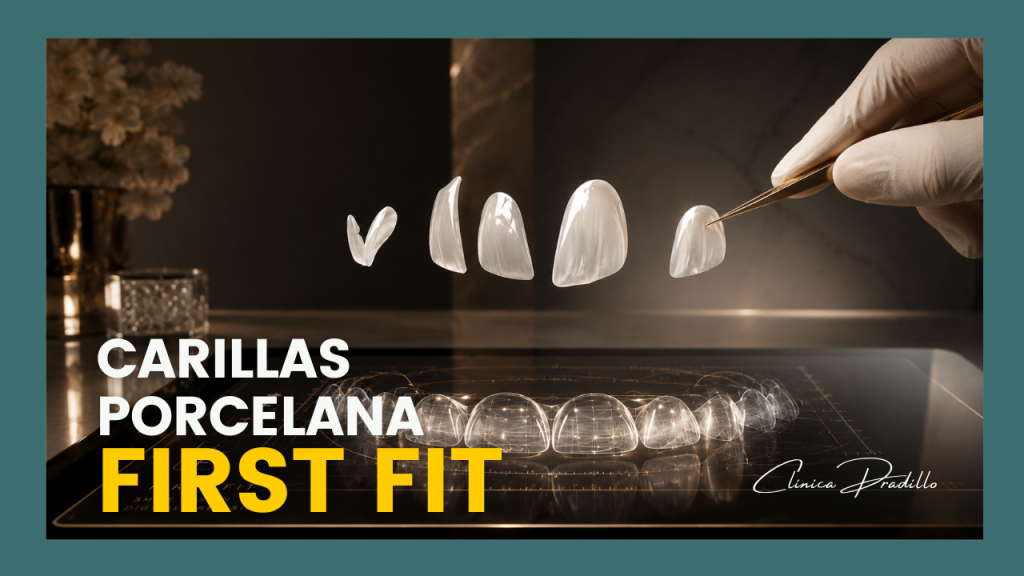carillas de porcelana First Fit en Clínica Pradillo